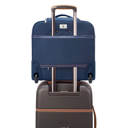 Delsey Chatelet Air 2.0 niebieska torba podróżna typu underseater