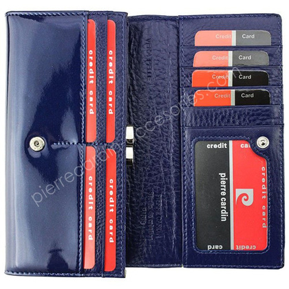 Portfel damski skórzany PIERRE CARDIN 05 LINE 100 Szary