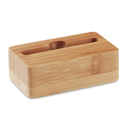 Stojak na smartfon-wzmacniacz UPOMINKARNIA Brązowy