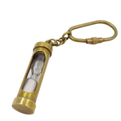 Brelok mosiężny Klepsydra Key-0091