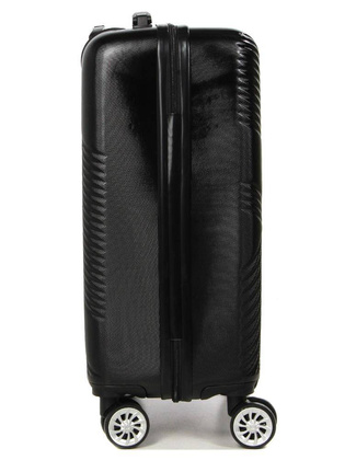 LYS Paris Cali Mała twarda czarna walizka kabinowa na kółkach 55 cm