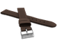 LAVVU Ciemnobrązowy szyty pasek SPORT z luksusowej skóry Top Grain - 20