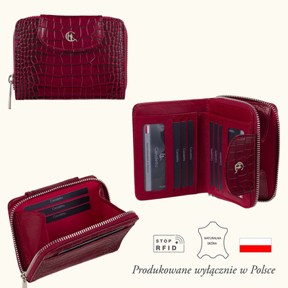 Portfel damski Canaletto croco RFID PD1266s162