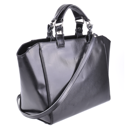 Torebka damska skórzana KEMER 006 Czarna - min. zamówienie 20 / 50 / 100 szt.