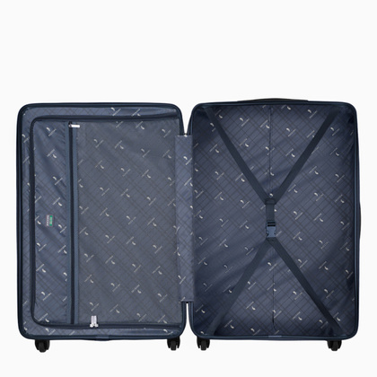 Duża walizka PUCCINI MALAGA ABS027A 7A Granatowa