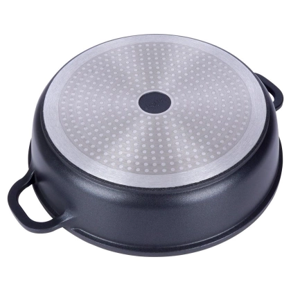 Patelnia granitowa rondel 28 cm GRANDE gaz indukcja