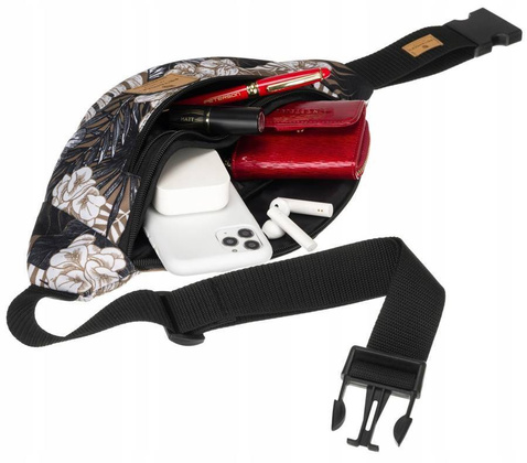 Pojemna nerka damska z poliestru