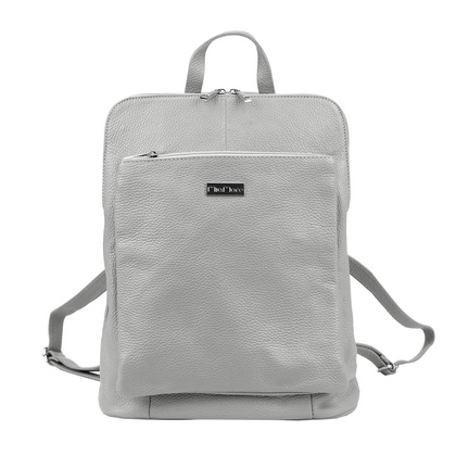 Średniej wielkości plecak z naturalnej, włoskiej skóry bydlęcej