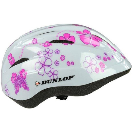 KASK ROWEROWY DZIECIĘCY REGULOWANY DUNLOP R. (48-52CM ) WHITE