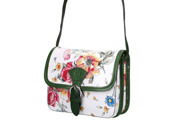 Torebka damska skórzana KEMER 112 FL Fuksja