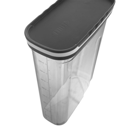 Pojemnik kuchenny na produkty sypkie z dozownikiem miarką 2,7 l