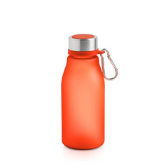 Matowa butelka RPET o pojemności 350 ml z karabińczykiem / Bijou