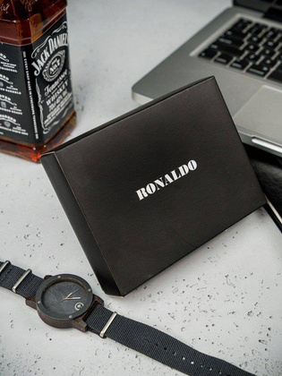 CZARNY SKÓRZANY PORTFEL MĘSKI DUŻY PIONOWY SKÓRA