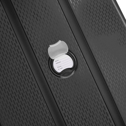 Delsey Belmont+ Slim mała czarna walizka kabinowa na kółkach 55 cm