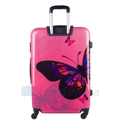 Średnia walizka KEMER RGL PRINT M Art