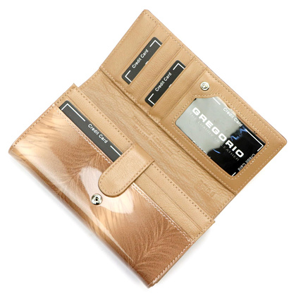 Duży portfel damski skórzany PELLUCCI FF-102 Czarny