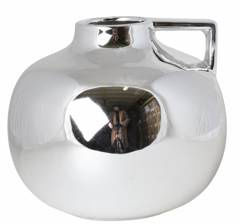 Wazon ceramiczny srebrny