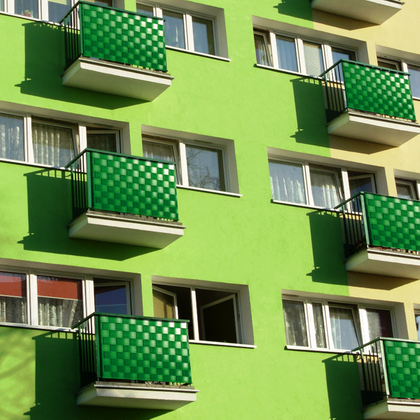 Taśma ogrodzeniowa 47,5mm Zielona ROLKA 50mb