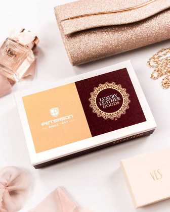 Duzy skorzany portfel damski na zatrzask