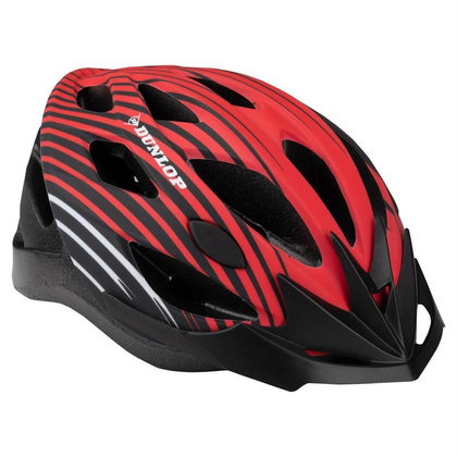 KASK ROWEROWY REGULOWANY DUNLOP R.S CZERWONY