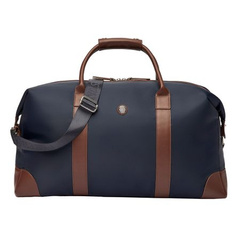 Torba podróżna Button Navy & Brown