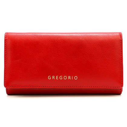 Portfel damski skórzany PELLUCCI IT-102 Czerwony