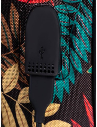 Plecak Torba podróżna podręczna PELLUCCI RGL Wizzair 37A USB Liście