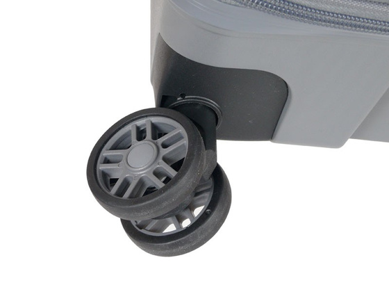 Walizka DIELLE 100 4k 55cm kabinowa szara PP z poszerzeniem