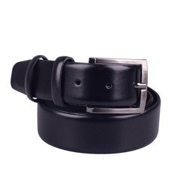 Pasek męski skórzany KEMER Czarny - min. zamówienie 20 / 50 / 100 szt.