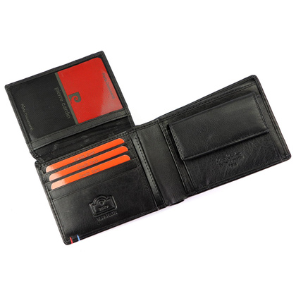 PORTFEL SKÓRZANY Pierre Cardin YS606 8806 czarny