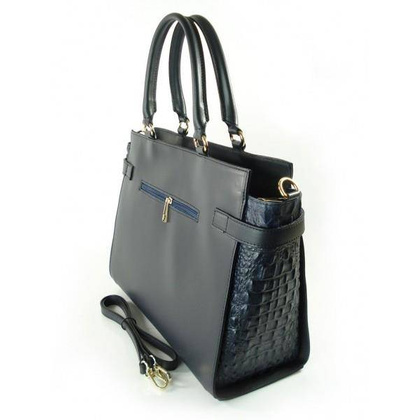 GRANAT DUŻA TOREBKA SKÓRZANA TECZKA A4 VERA PELLE VP655BS