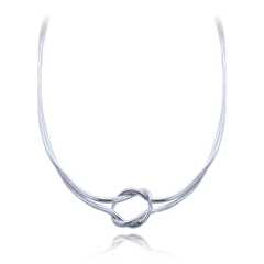 MINET Stosowny naszyjnik srebrne