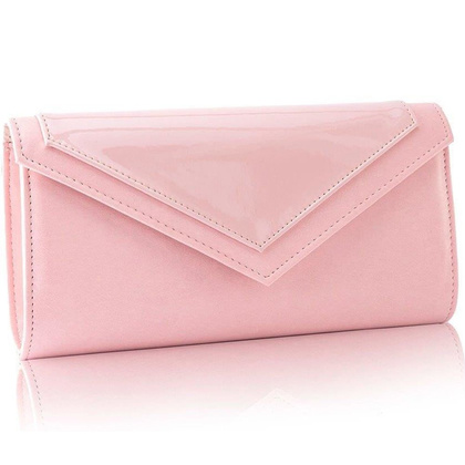 Torebka wizytowa na łańcuszku KEMER SOLIER F18 Ciemny Róż - min. zamówienie 20 / 50 / 100 szt.