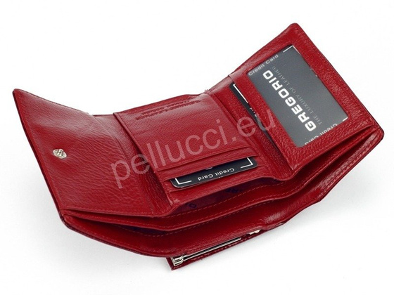 Portfel damski skórzany PELLUCCI LN-117 Niebieski