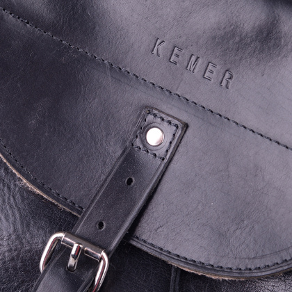 Plecak skórzany KEMER 905/ JUCHT Czarny