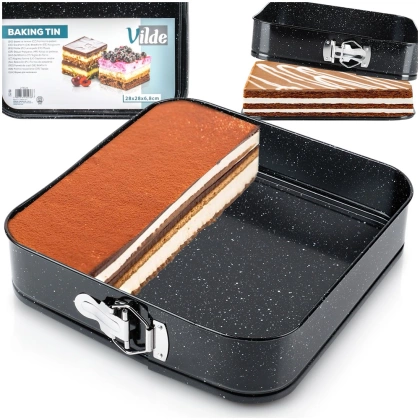 Forma do pieczenia rozpinana granitowa 28x28x6,8 cm