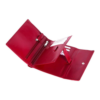 Portfel skórzany Mauro Conti KEMER Bordowy