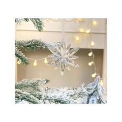 Zestaw zawieszek transparentne śnieżynki 12szt. w opakowaniu BSN70