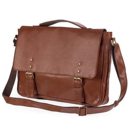 Torba męska na ramię KEMER SOLIER S31 Jasnobrązowa - min. zamówienie 20 / 50 / 100 szt.