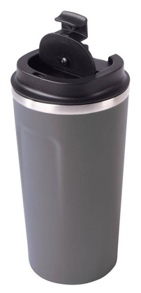 Podróżny kubek termiczny COFFEE TIME, szary