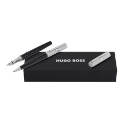 Zestaw upominkowy Hugo Boss pióro wieczne i długopis HSV4722C + HSV4724C