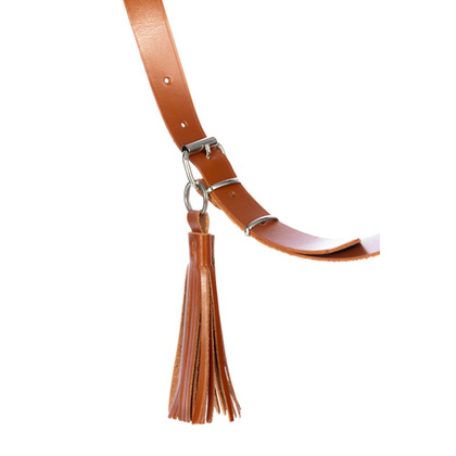 Zawieszka / chwost skórzany KEMER VOOC Vintage P42 Koralowy