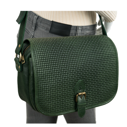 Torebka damska vintage z plecionką Canaletto TD634s244t1