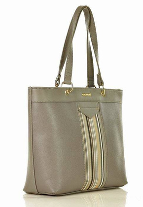 MONNARI Miejska torba shopper bag na ramię szary - min. zamówienie 20 / 50 / 100 szt.