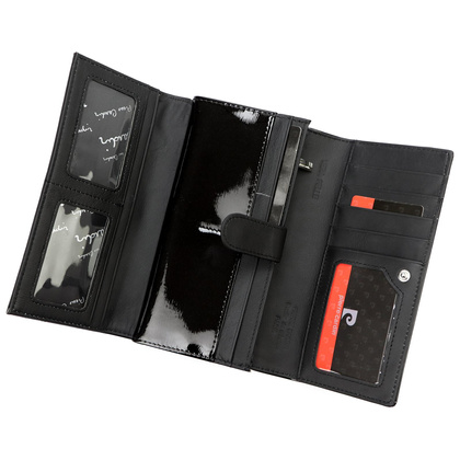 Portfel damski skórzany PIERRE CARDIN 05 LINE 102 Fioletowy