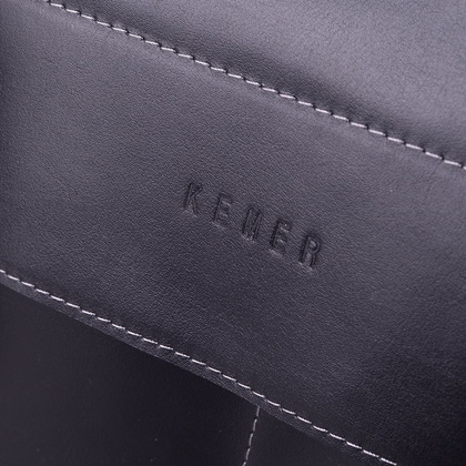 Torba na ramię skórzana KEMER TM 1101A Czarna - min. zamówienie 20 / 50 / 100 szt.