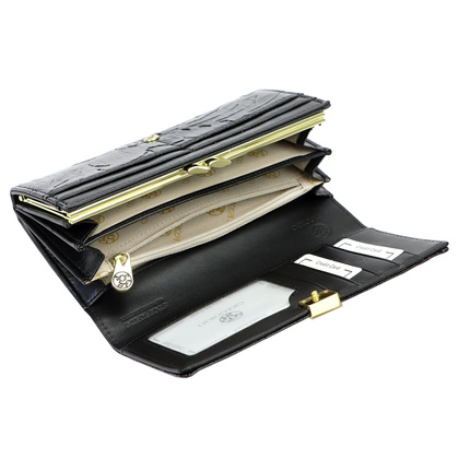 Portfel damski skórzany PELLUCCI HL-100 czarny