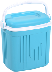 Lodówka turystyczna pasywna ICEBERG 20L na wkłady TURKUSOWA