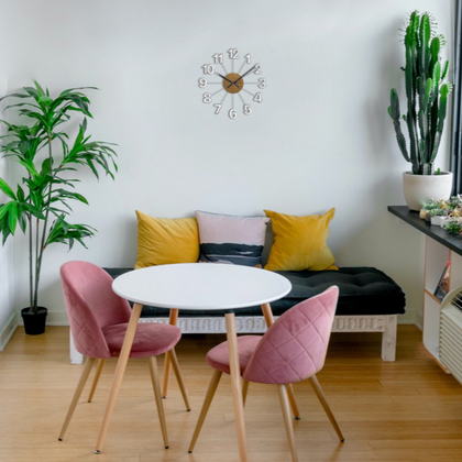 Zegar drewniany DESIGN wykonany w Czechach