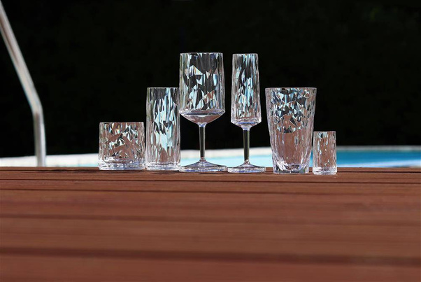 Szklanka Club 250ml transparentna zielona 3403653